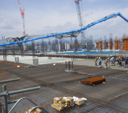 コンクリート打設工事①