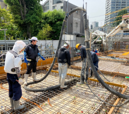 コンクリート打設工事②