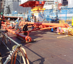 建設機械組立解体工事①